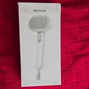 aumuca White Pet Grooming Brush